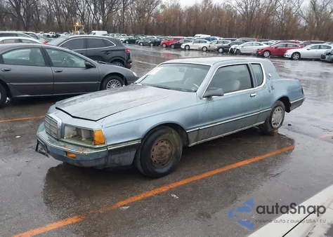 1986 Mercury Cougar из США, поврежденный, VIN 1MEBP92F9GH706436